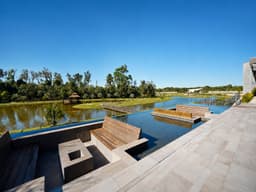 Lounge Rebaixado com Fire Pit
